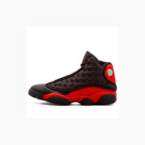 Air Jordan 13 Nike Retro Bred Zapatillas Baloncesto Hombre Negras Rojas | JD-647IV