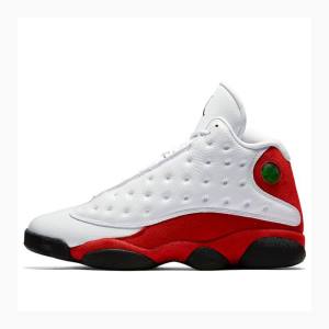 Air Jordan 13 Nike Retro Chicago 2017 Zapatillas Baloncesto Hombre Blancas Rojas | JD-724EA