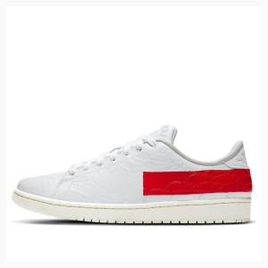 Air Jordan 1 Nike Centre Court Banned Zapatillas Baloncesto Hombre Blancas Rojas | JD-094DR