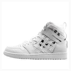 Air Jordan 1 Nike High Cargo 'Metallic Silver' Zapatillas Baloncesto Hombre Blancas | JD-697MP