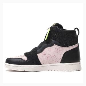 Air Jordan 1 Nike High Zip 'Silt Red' Zapatillas Baloncesto Mujer Rosas Negras | JD-375RM