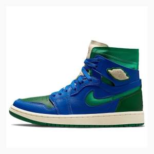 Air Jordan 1 Nike High Zoom CMFT Aleali May Zapatillas Baloncesto Mujer Azules Verde | JD-078OY