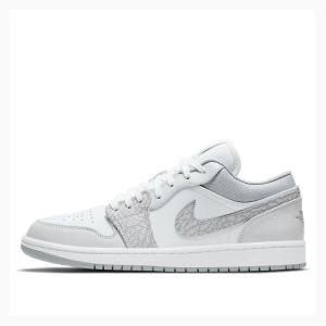 Air Jordan 1 Nike Low Premium 'Elephant Print' Smoke Elephant Zapatillas Hombre Gris | JD-462FW