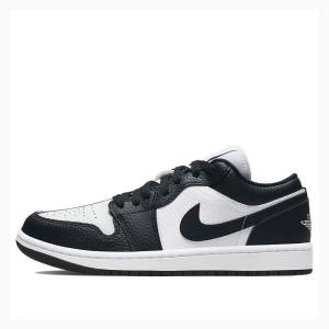 Air Jordan 1 Nike Low SE Homage Zapatillas Mujer Blancas Negras | JD-805BN