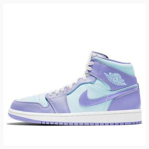 Air Jordan 1 Nike Mid Pulse Zapatillas Baloncesto Hombre Moradas | JD-568RG