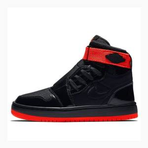 Air Jordan 1 Nike NOVA XX JORDAN LEGACY Zapatillas Baloncesto Mujer Negras Rojas | JD-073AM