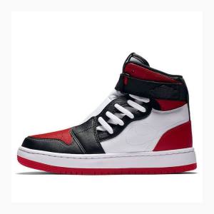 Air Jordan 1 Nike Nova XX Bred Puntera Zapatillas Baloncesto Mujer Blancas Negras Rojas | JD-604AQ