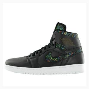 Air Jordan 1 Nike RET High NOUV BHM History Month Zapatillas Baloncesto Hombre Negras | JD-472EA