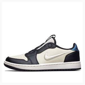 Air Jordan 1 Nike RET Low SLIP JORDAN LEGACY Zapatillas Mujer Azules Blancas | JD-702ZV