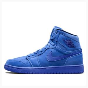 Air Jordan 1 Nike Retro HI PRM Gamuza - Void Zapatillas Baloncesto Mujer Azules | JD-420WX