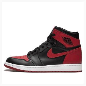 Air Jordan 1 Nike Retro High OG Banned Zapatillas Baloncesto Hombre Rojas Negras | JD-468RA