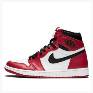 Air Jordan 1 Nike Retro High OG Chicago Zapatillas Baloncesto Hombre Rojas Negras | JD-751EA