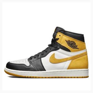 Air Jordan 1 Nike Retro High OG Ochre Zapatillas Baloncesto Hombre Blancas Negras Doradas | JD-945MY