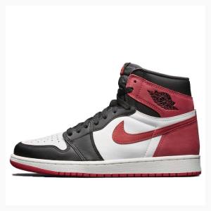 Air Jordan 1 Nike Retro High OG Pista Red Zapatillas Baloncesto Hombre Rojas Negras | JD-109TP