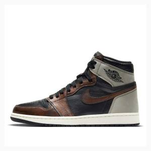 Air Jordan 1 Nike Retro High OG Rust Shadow Zapatillas Baloncesto Hombre Negras Marrones | JD-879DK