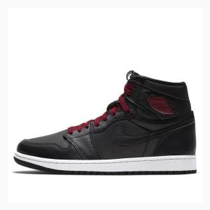 Air Jordan 1 Nike Retro High OG Satin Gym Zapatillas Baloncesto Hombre Negras Rojas | JD-316EP