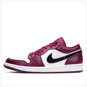 Air Jordan 1 Nike Retro Low Noble Zapatillas Hombre Rojas Negras | JD-975GP