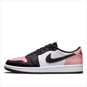 Air Jordan 1 Nike Retro Low OG Bleached Coral Zapatillas Hombre Blancas Negras Rosas | JD-076XG