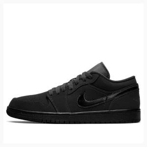 Air Jordan 1 Nike Retro Low Triple Zapatillas Hombre Negras | JD-710QA