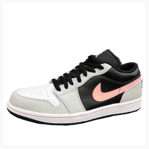 Air Jordan 1 Nike Retro Low Zapatillas Hombre Negras Gris Rosas | JD-574NK