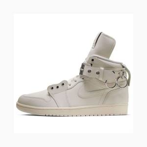 Air Jordan 1 Nike X Comme des Garcons Retro Correa High Zapatillas Baloncesto Hombre Blancas | JD-456LJ