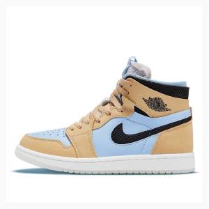 Air Jordan 1 Nike Zoom Air CMFT 'Sesame' Zapatillas Baloncesto Mujer Beige | JD-172HV