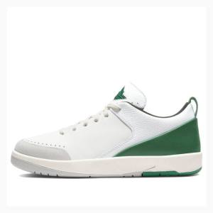 Air Jordan 2 Nike Low x Nina Chanel Abney Malachite Zapatillas Hombre Blancas Verde | JD-736KA