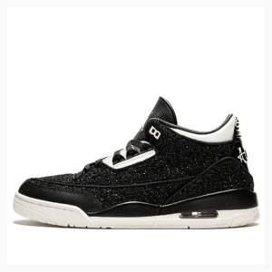 Air Jordan 3 Nike SE AWOK Vogue Zapatillas Baloncesto Mujer Negras Blancas | JD-726UM