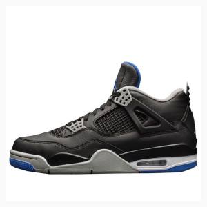 Air Jordan 4 Nike Retro Motorsport Away Zapatillas Baloncesto Hombre Negras Azules | JD-094WI