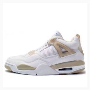 Air Jordan 4 Nike Retro Zapatillas Baloncesto Mujer Beige | JD-061QP