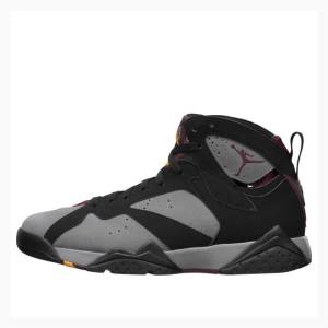 Air Jordan 7 Nike Retro 'Bordeaux' 2011 Lt Graphite-Bordeaux Zapatillas Baloncesto Hombre Negras Gris | JD-349GS