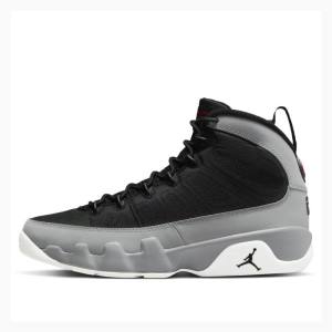 Air Jordan 9 Nike Particle Zapatillas Baloncesto Hombre Negras Gris | JD-019VY