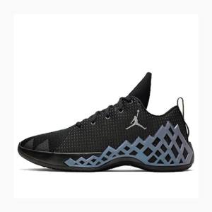 Air Jordan Nike Jumpman Diamond Low Zapatillas Mujer Negras Azules | JD-092HQ