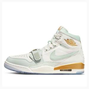 Air Jordan Nike Legacy 312 CNY Zapatillas Baloncesto Hombre Blancas Verde Doradas | JD-305SV