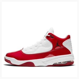 Air Jordan Nike Max Aura 2 Zapatillas Baloncesto Hombre Blancas Rojas | JD-301YM