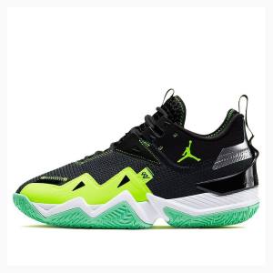 Air Jordan Nike Westbrook One Take Zapatillas Baloncesto Mujer Negras Verde | JD-548ZO