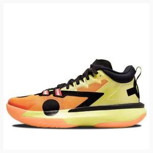 Air Jordan Nike X Naruto Zion 1 SP PF Zapatillas Baloncesto Hombre Naranjas Amarillo | JD-275RG