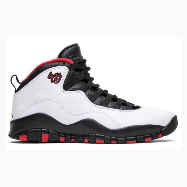 Air Jordan 10 Nike Double Nickel Zapatillas Baloncesto Hombre Blancas Negras | JD-951JY