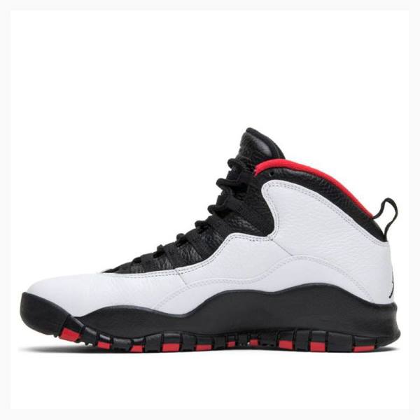 Air Jordan 10 Nike Double Nickel Zapatillas Baloncesto Hombre Blancas Negras | JD-951JY