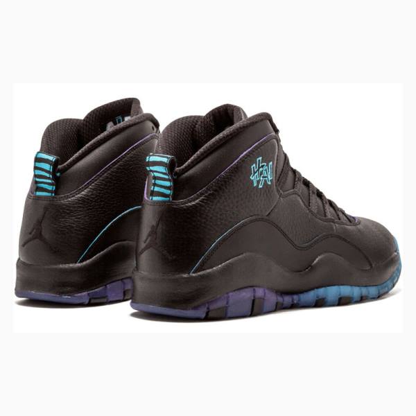 Air Jordan 10 Nike Retro Shanghai Zapatillas Baloncesto Hombre Negras Azules | JD-487KX