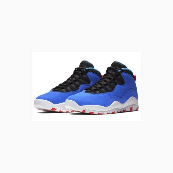 Air Jordan 10 Nike Retro Tinker Zapatillas Baloncesto Hombre Azules Blancas | JD-576TM