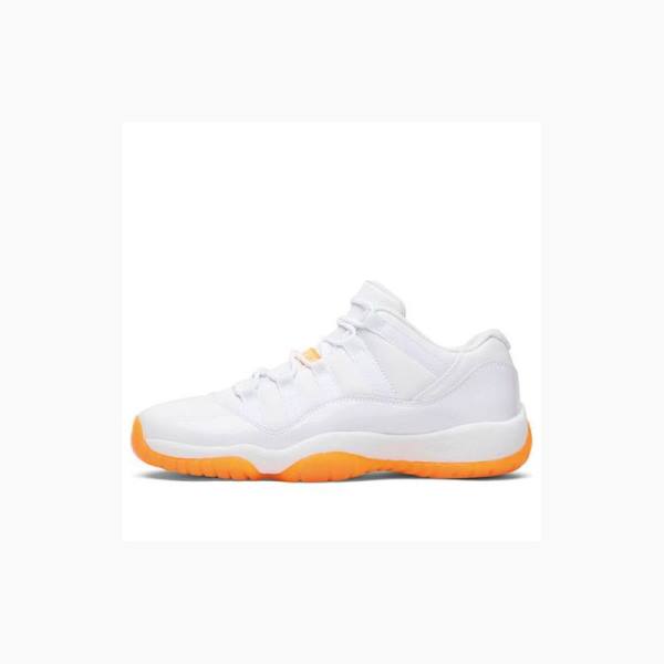 Air Jordan 11 Nike Retro Low Citrus 2001 Zapatillas Mujer Blancas Naranjas | JD-807YE