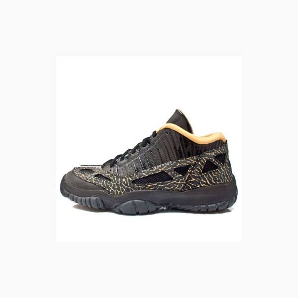 Air Jordan 11 Nike Retro Low IE Zapatillas Mujer Negras Doradas | JD-169XF