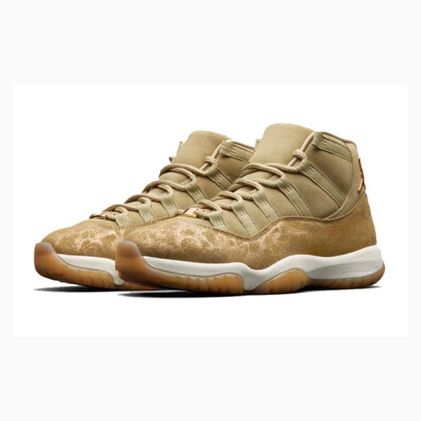 Air Jordan 11 Nike Retro Neutrales Zapatillas Baloncesto Mujer Verde Oliva Marrones | JD-145EM