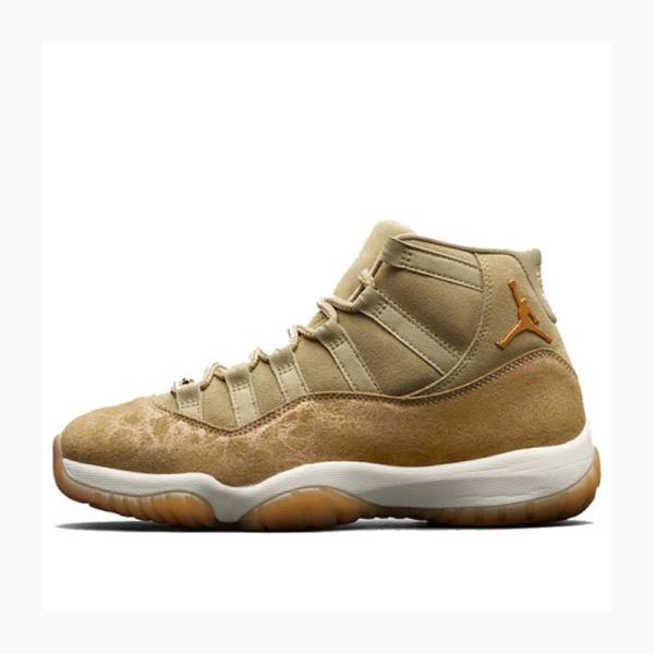 Air Jordan 11 Nike Retro Neutrales Zapatillas Baloncesto Mujer Verde Oliva Marrones | JD-145EM