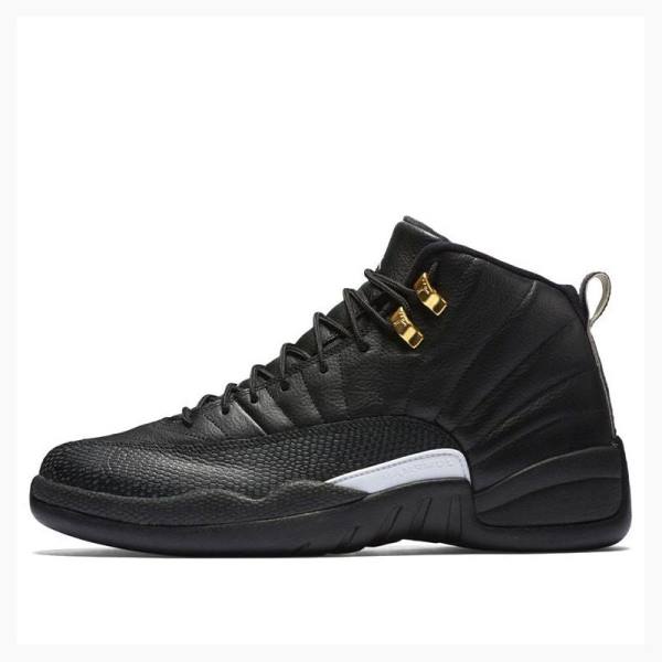 Air Jordan 12 Nike Retro The Master Zapatillas Baloncesto Hombre Negras | JD-591YV