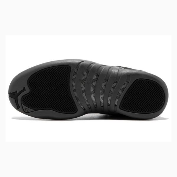 Air Jordan 12 Nike Retro Wool Zapatillas Baloncesto Hombre Negras | JD-982TI