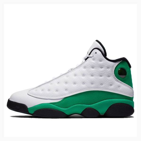 Air Jordan 13 Nike Retro Lucky Zapatillas Baloncesto Hombre Blancas Verde | JD-620DC