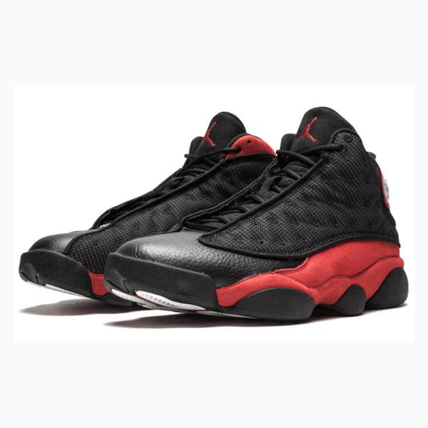 Air Jordan 13 Nike Retro Playoffs Zapatillas Baloncesto Hombre Negras Rojas | JD-486TF