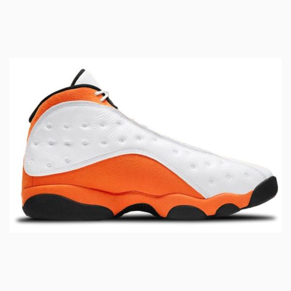 Air Jordan 13 Nike Retro Starfish Zapatillas Baloncesto Hombre Blancas Naranjas | JD-234FZ